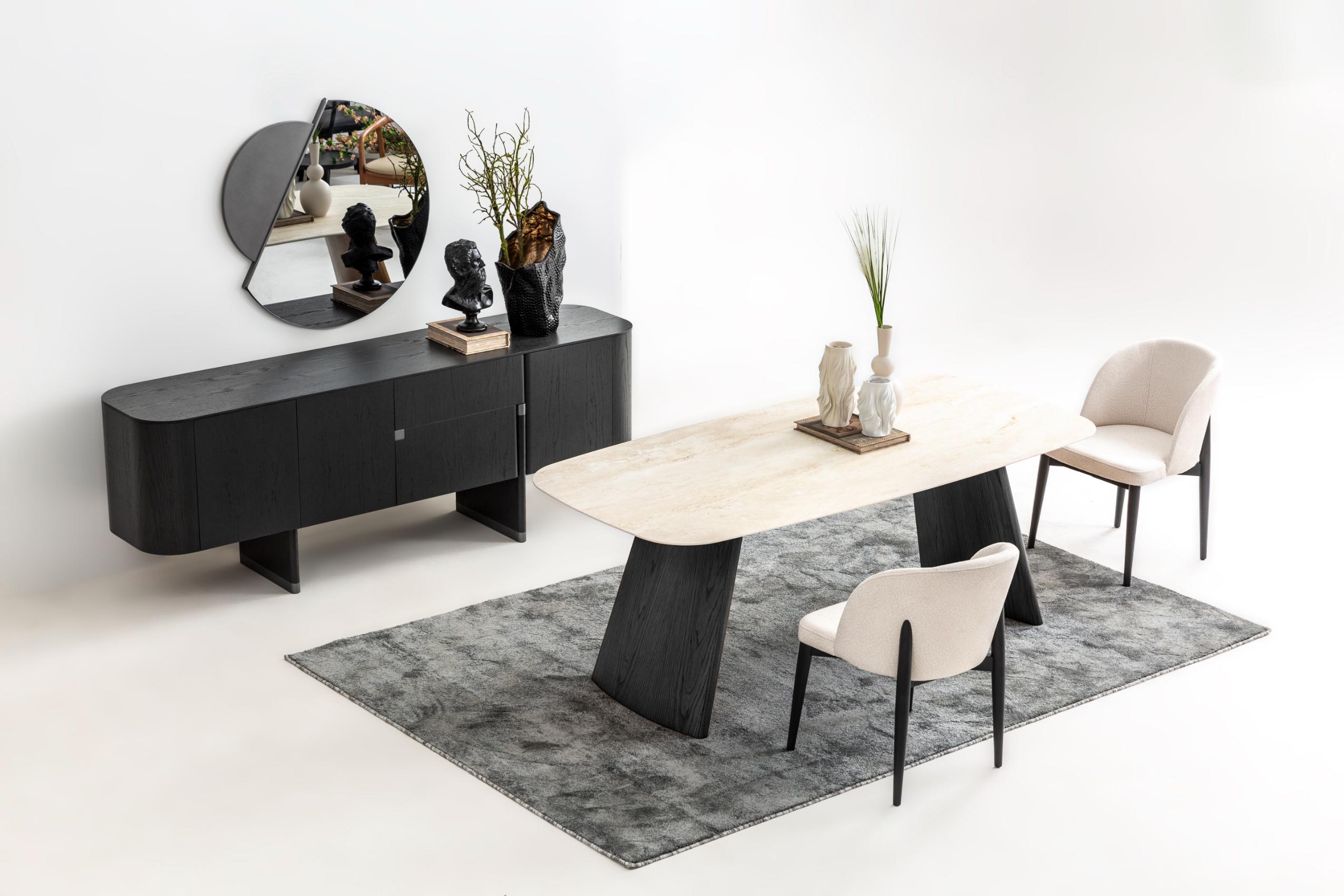 Anthracite Oak Yemek Odası